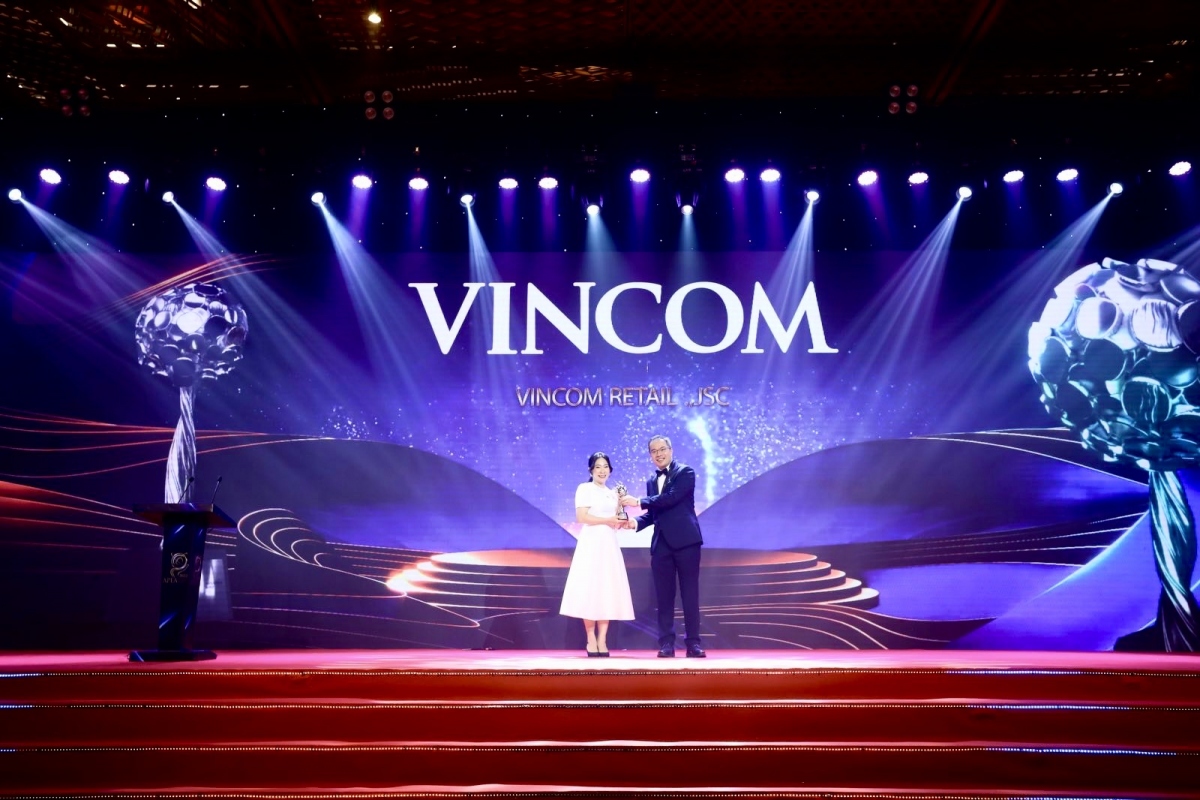 Vincom Retail nhận giải thưởng thương hiệu truyền cảm hứng châu Á - Thái Bình Dương 2022