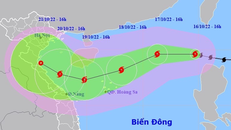 Bão Nesat vào Biển Đông trở thành cơn bão số 6, diễn biến rất phức tạp