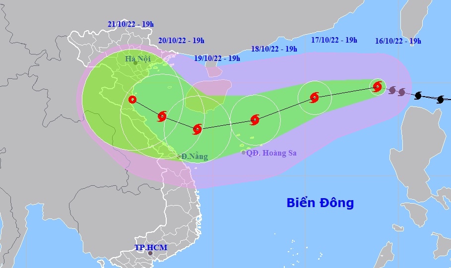 Bão số 6 mạnh hay yếu phụ thuộc rất lớn vào không khí lạnh