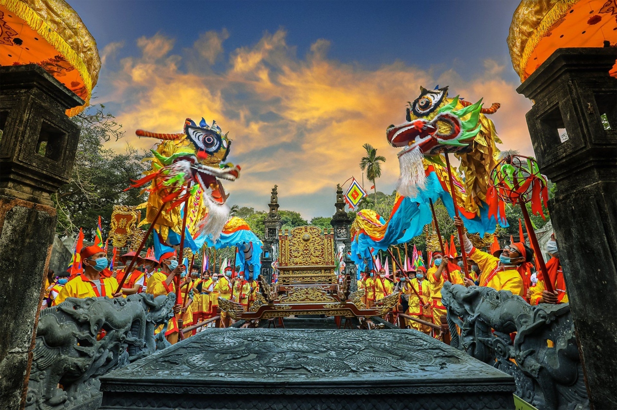 71 hoa hậu các nước tham gia Festival Tràng An kết nối di sản - Ninh Bình 2022