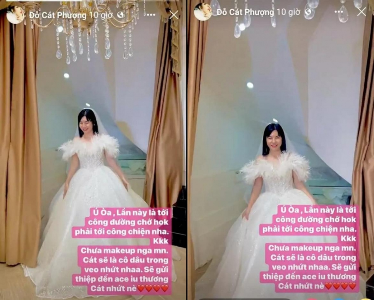 Chuyện showbiz: Cát Phượng đi thử váy cưới sau 2 năm chia tay Kiều Minh Tuấn