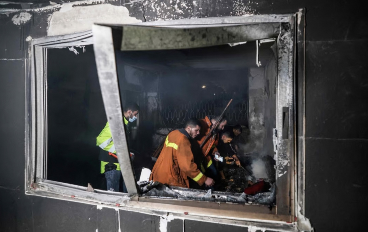 Cháy chung cư trong trại tị nạn ở Dải Gaza, ít nhất 21 người thiệt mạng