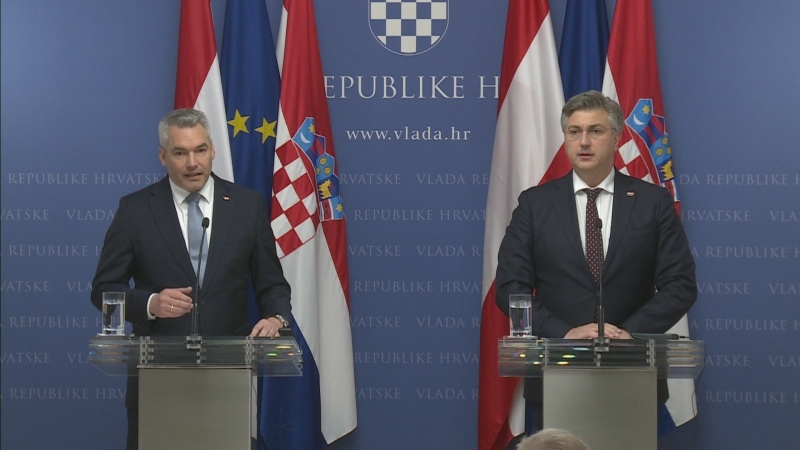 Áo mới chỉ ủng hộ việc gia nhập khu vực Schengen của Croatia