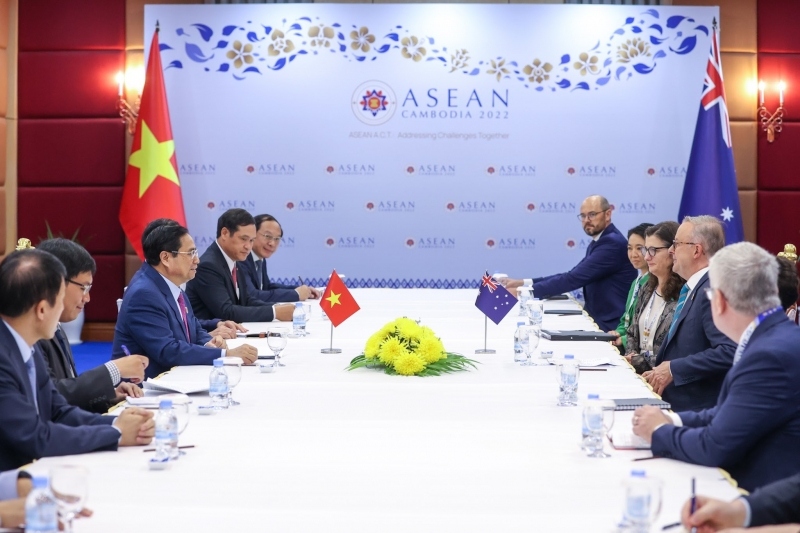 Thủ tướng Phạm Minh Chính gặp Thủ tướng Australia Anthony Albanese