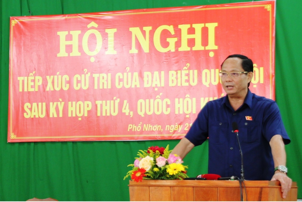 Đoàn đại biểu Quốc hội tỉnh Quảng Ngãi, Yên Bái tiếp xúc cử tri