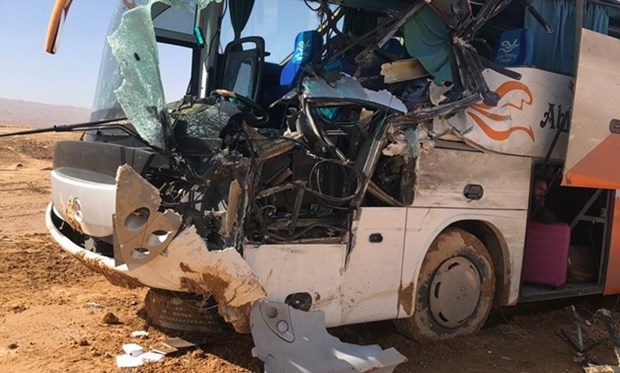 Tai nạn giao thông nghiêm trọng ở Ai Cập, ít nhất 10 người thiệt mạng