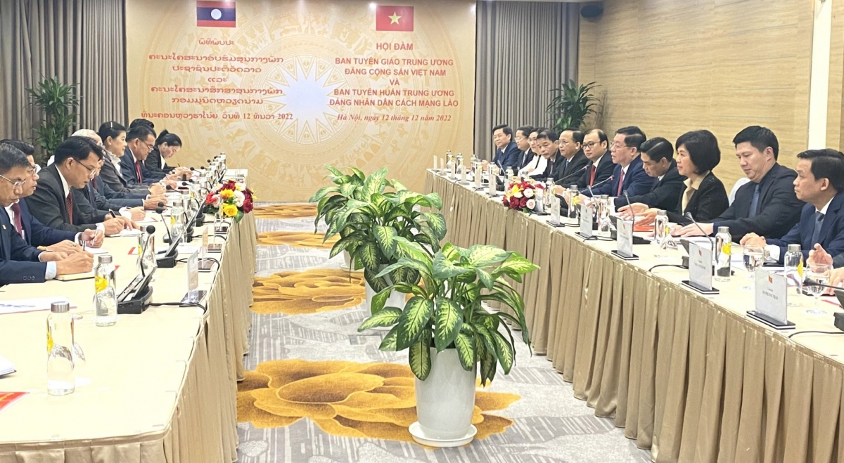 Việt Nam- Lào tăng cường trao đổi, hợp tác trong công tác tuyên giáo