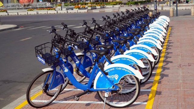 Hà Nội triển khai thí điểm dịch vụ xe đạp đô thị