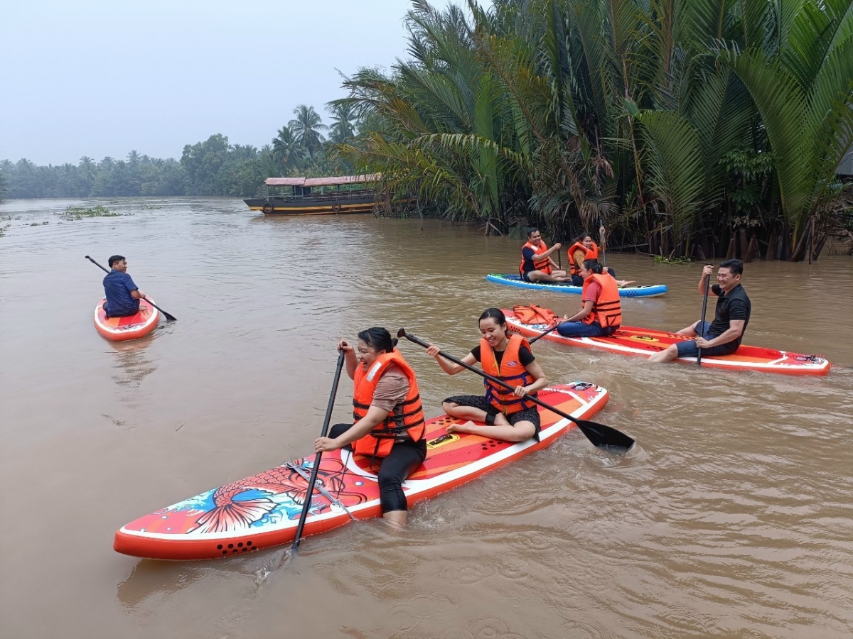 Lượng du khách đến Tiền Giang - Bến Tre tăng đột biến dịp Tết Dương lịch 2023