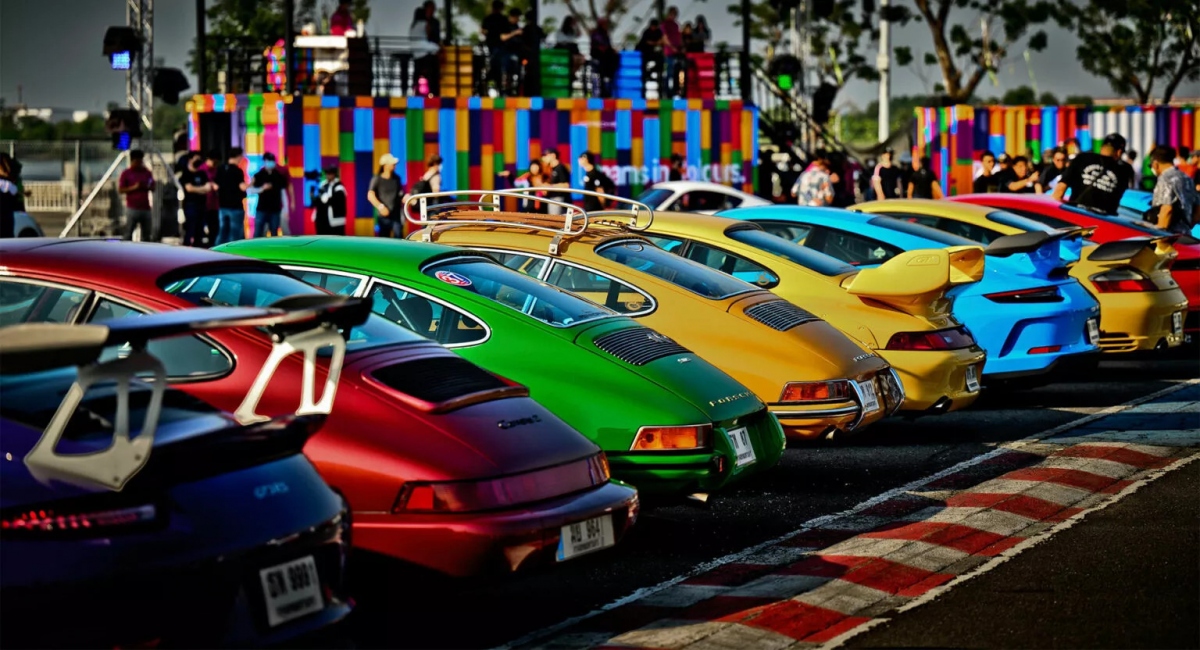 Porsche kỷ niệm 30 năm thành lập tại Thái Lan với bộ sưu tập sắc màu