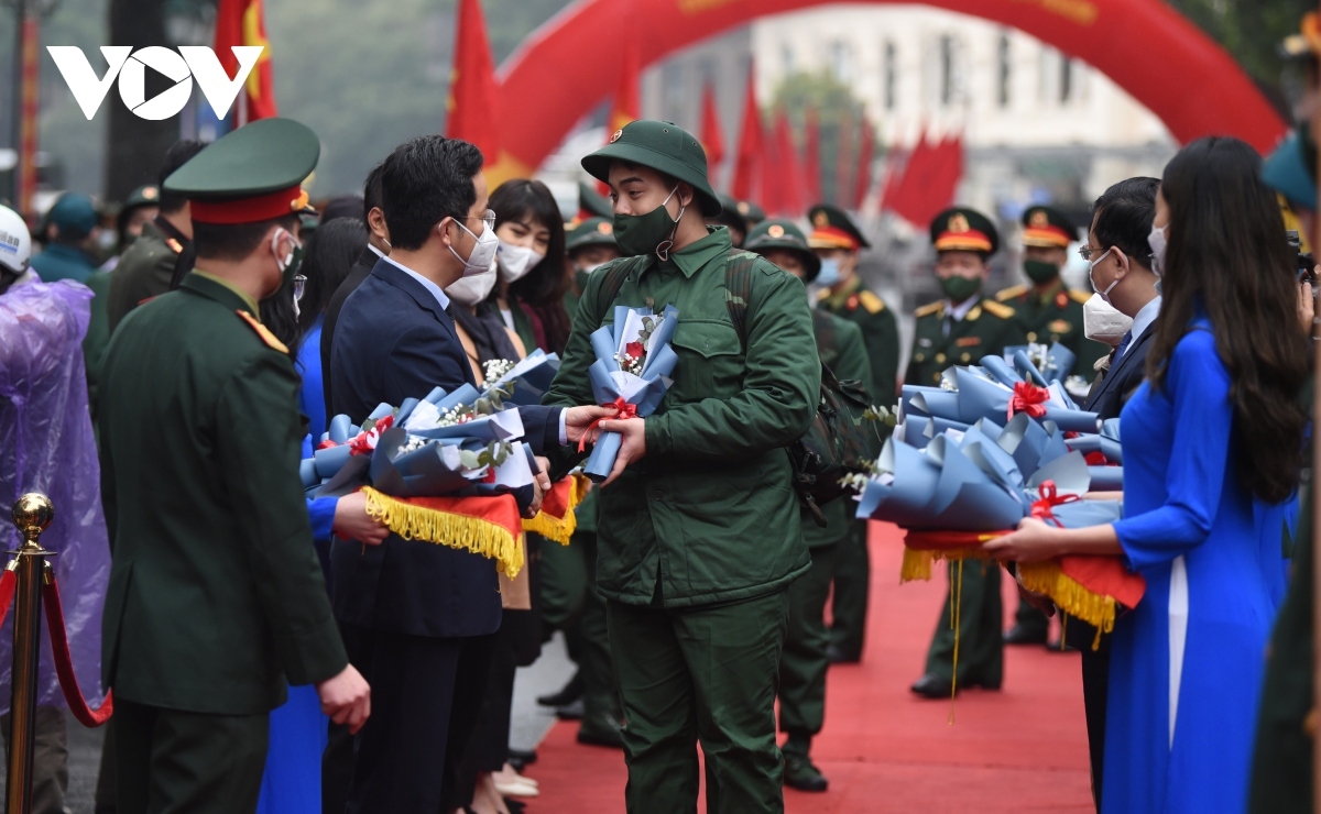 Sáng nay, Hà Nội tổ chức lễ giao nhận quân đồng loạt tại 30 quận, huyện