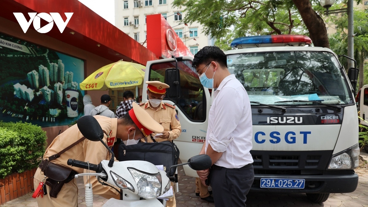 Hà Nội xử phạt vi phạm giao thông hơn 123 tỷ đồng trong 3 tháng