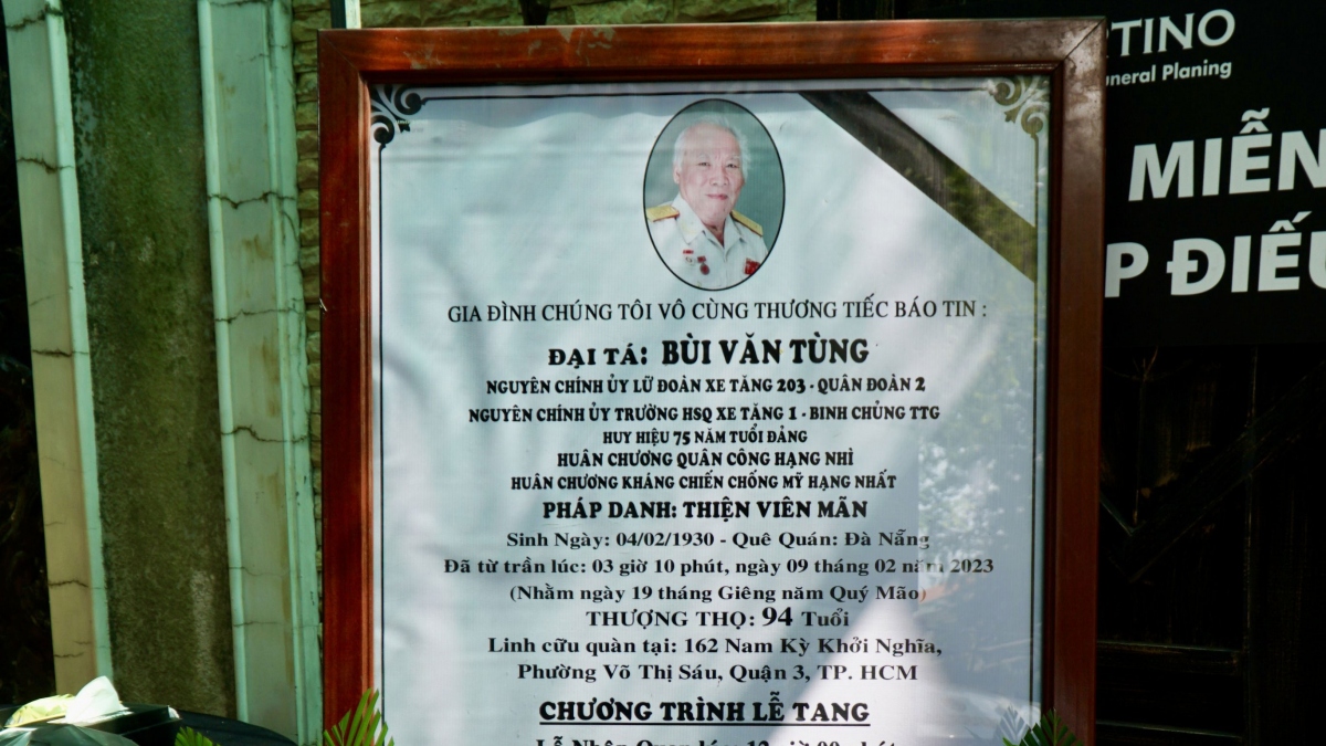Người thảo lời đầu hàng vô điều kiện của Tổng thống Dương Văn Minh qua đời