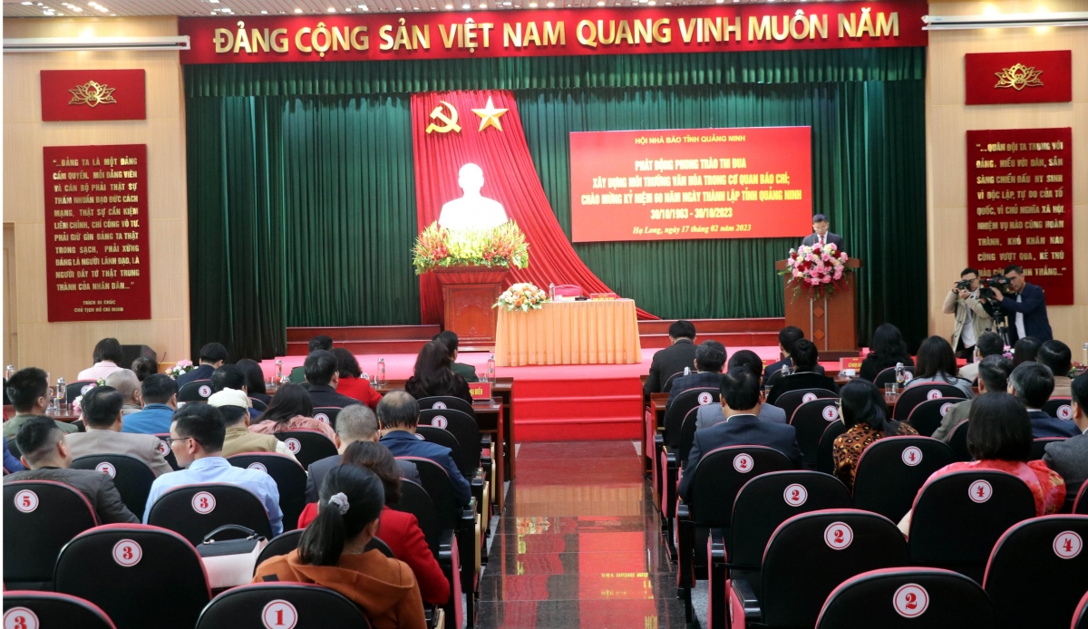 Quảng Ninh phát động xây dựng môi trường văn hóa trong cơ quan báo chí