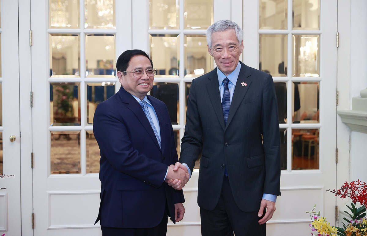 Thủ tướng Việt Nam và Singapore hội đàm, chứng kiến lễ ký kết 4 văn kiện hợp tác