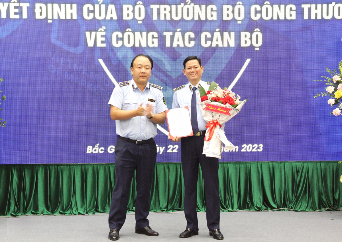 Bổ nhiệm Cục trưởng Cục Quản lý thị trường tỉnh Bắc Giang