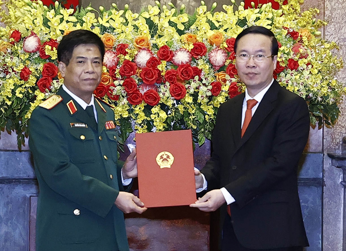 Thăng quân hàm Thượng tướng cho Phó Tổng Tham mưu trưởng Quân đội nhân dân Việt Nam