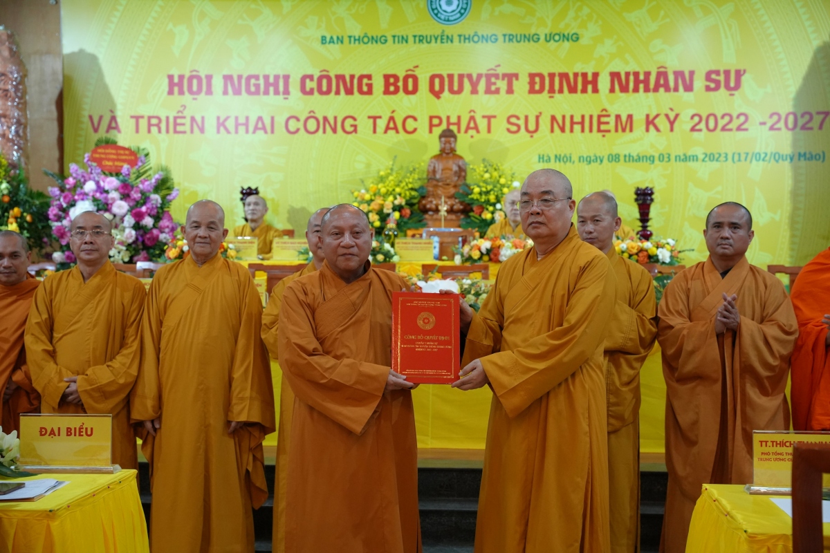 Hòa thượng Thích Gia Quang tiếp tục phụ trách truyền thông của Giáo hội Phật giáo