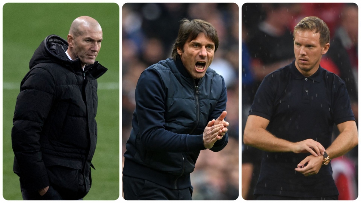 Conte, Nagelsmann và dàn HLV nổi tiếng đang thất nghiệp