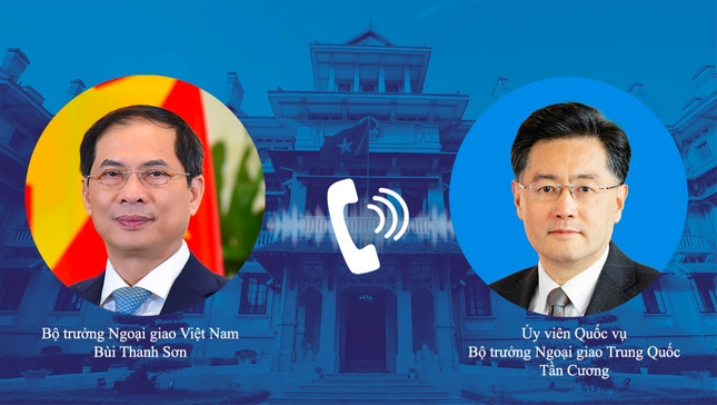 Bộ trưởng Bộ Ngoại giao Việt Nam - Trung Quốc điện đàm