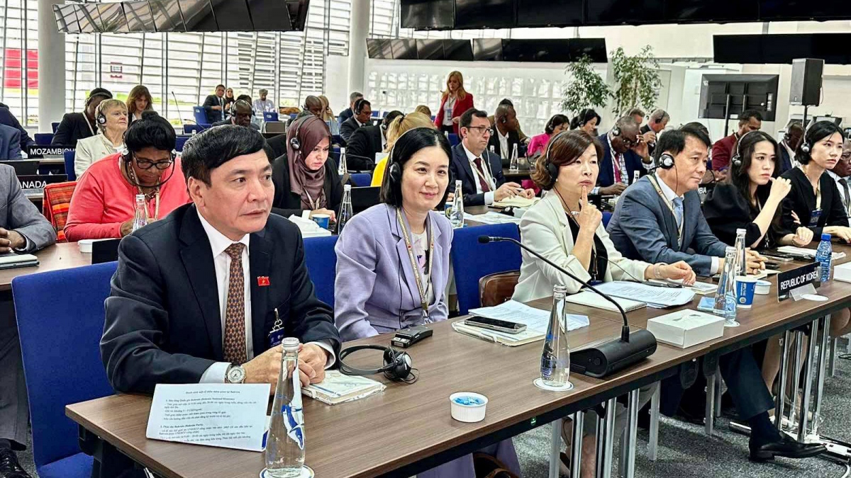 Tổng thư ký Quốc hội Bùi Văn Cường dự phiên Khai mạc hội nghị ASGP