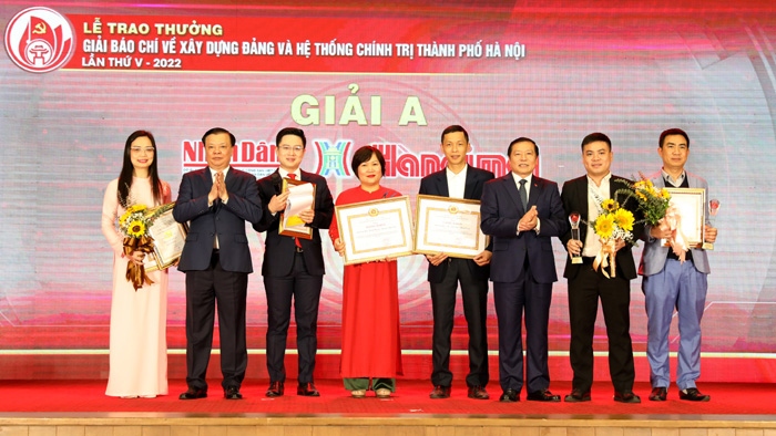 33 tác phẩm đoạt giải báo chí về xây dựng Đảng và hệ thống chính trị của Hà Nội