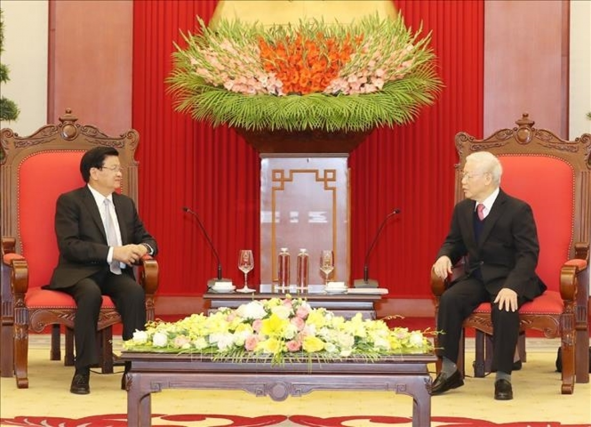 BCH Trung ương Đảng gửi điện mừng 68 năm thành lập Đảng NDCM Lào
