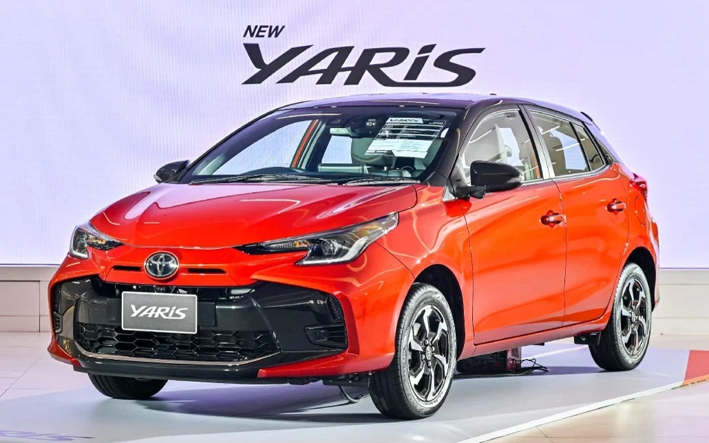 Ảnh chi tiết Toyota Yaris 2023: Thiết kế hầm hố khác lạ