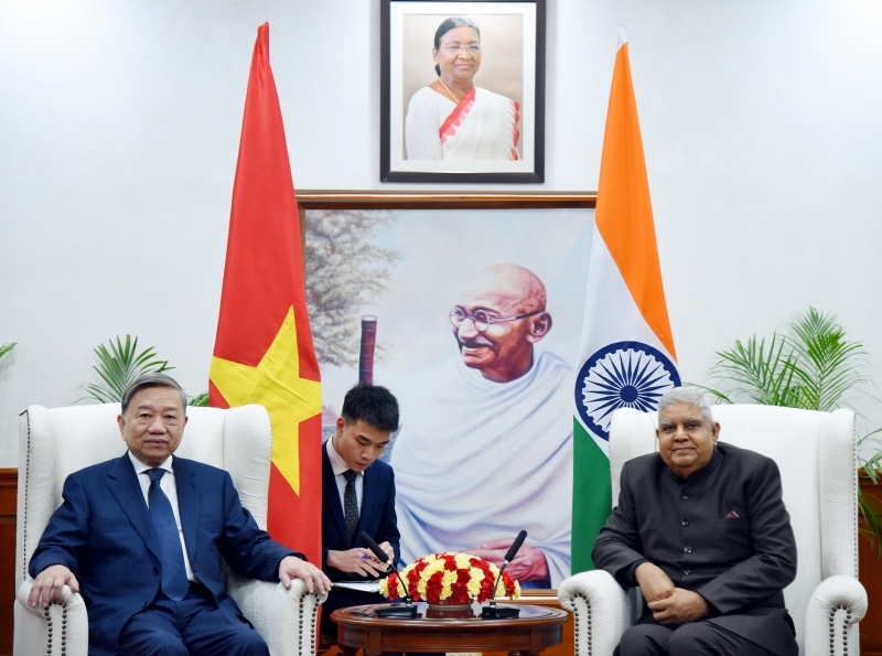 Việt Nam và Ấn Độ nhất trí thúc đẩy hợp tác an ninh, chiến lược