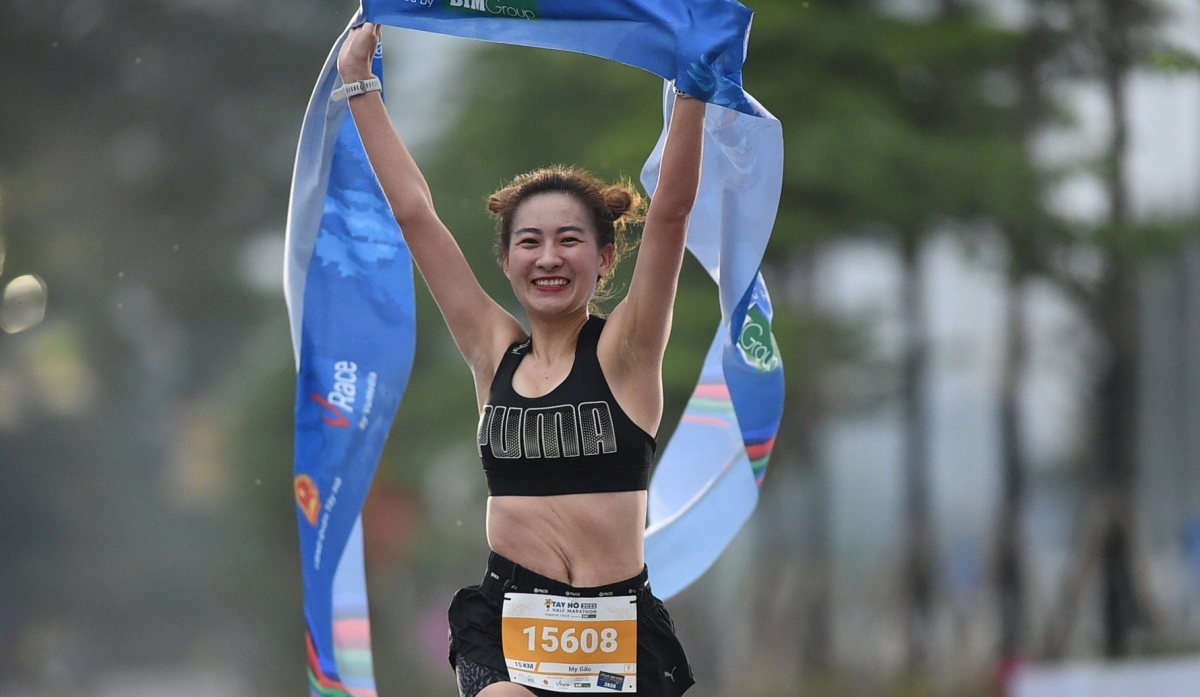 Giải chạy Tay Ho Half Marathon 2023 lập kỷ lục mới