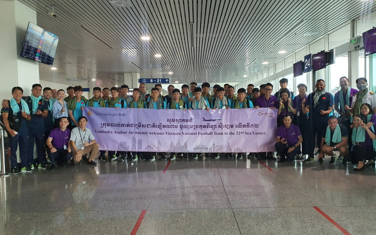 U22 Việt Nam lên đường sang Campuchia tham dự SEA Games 32