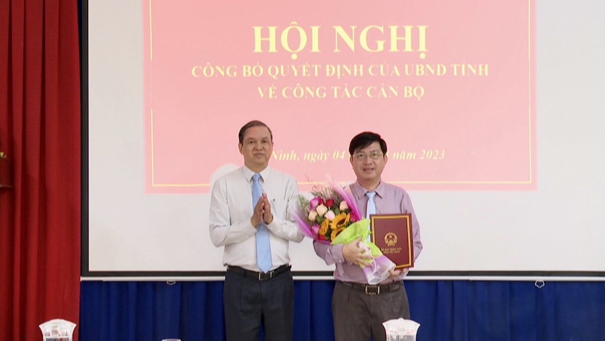 Bổ nhiệm Phó Giám đốc Sở Công thương tỉnh Tây Ninh