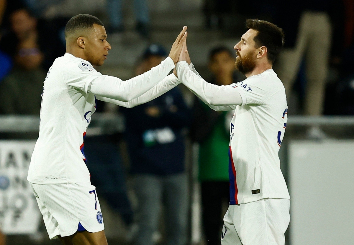 Kết quả bóng đá hôm nay 22/4: Messi và Mbappe giúp PSG thắng hú vía Angers