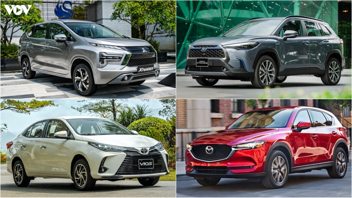 Top 10 mẫu xe bán chạy nhất tháng 3/2023: Xe Nhật chiếm 50%
