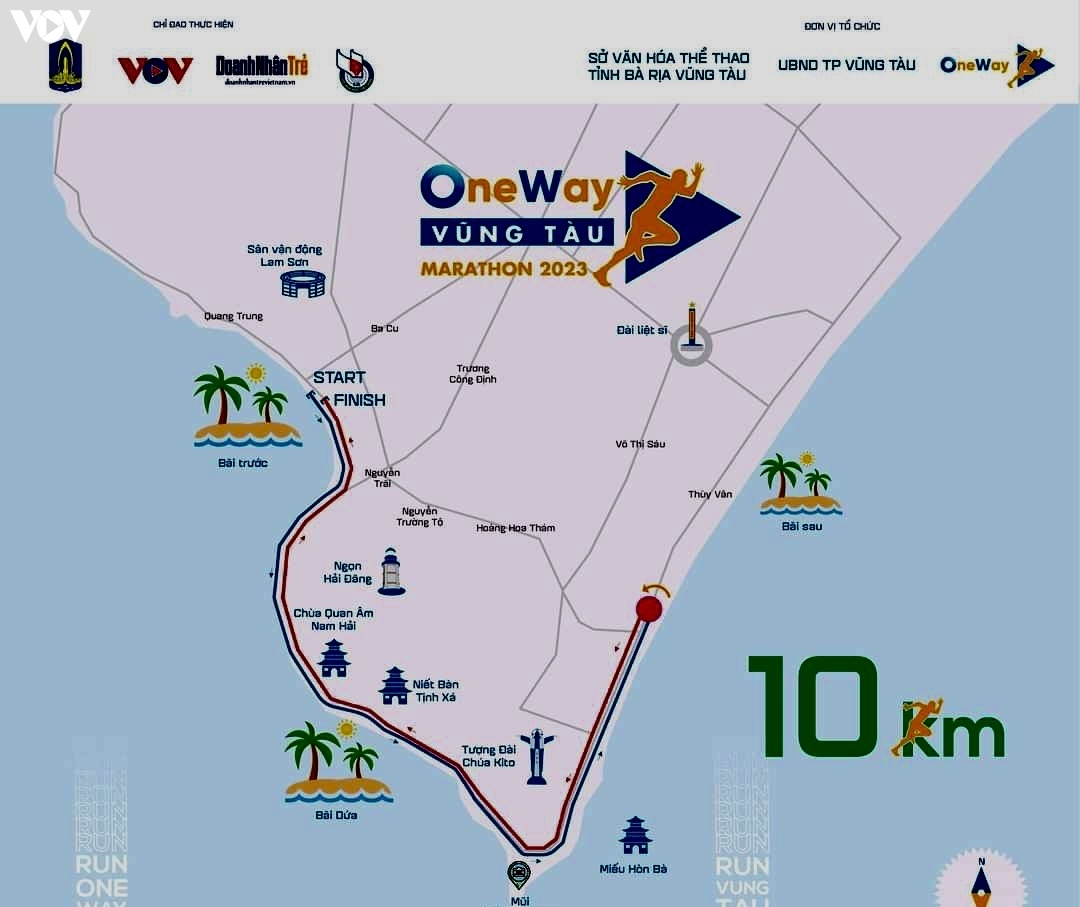 Giải thưởng độc, lạ ở Giải chạy OneWay Vũng Tàu Marathon 2023