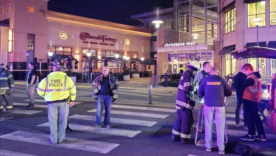 Xả súng khiến 8 người bị thương ở một trung tâm mua sắm ở Mỹ