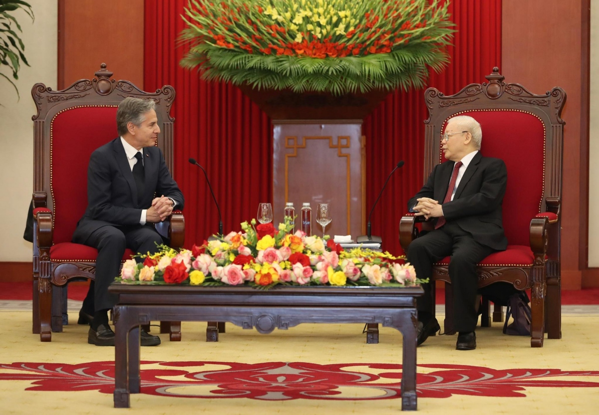 Ngoại trưởng Blinken mong muốn đưa quan hệ Hoa Kỳ-Việt Nam lên tầm cao mới