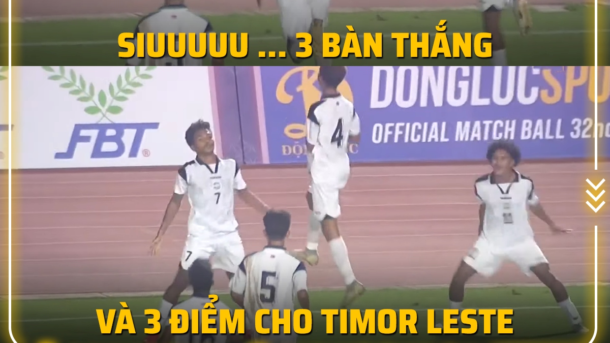 Biếm họa 24h: Cầu thủ Timor Leste ăn mừng như Ronaldo