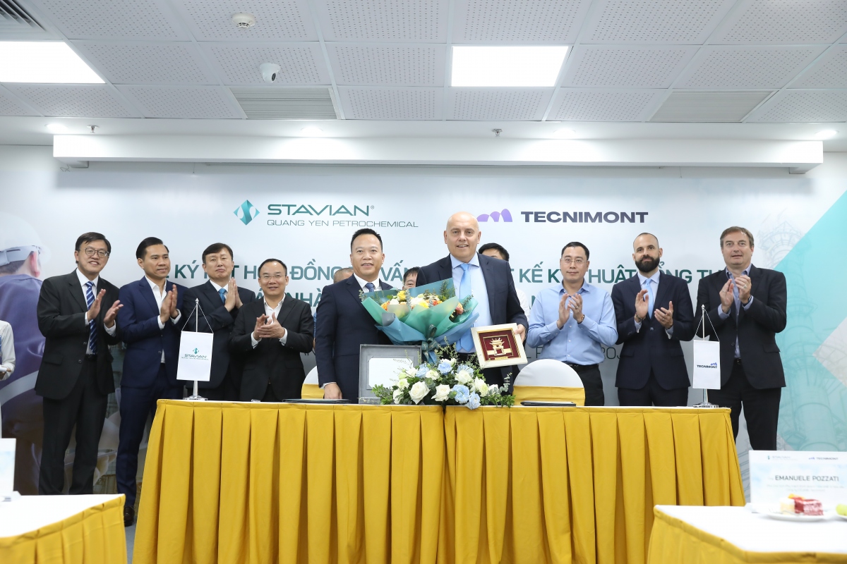 Nhà máy hóa dầu Stavian Quảng Yên công bố đối tác tư vấn thiết kế kỹ thuật