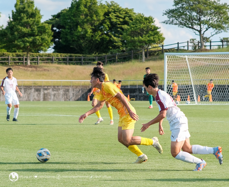 U17 Việt Nam thắng trận giao hữu đầu tiên ở Nhật Bản