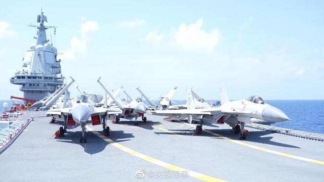 Tàu sân bay Sơn Đông của Trung Quốc huấn luyện sẵn sàng chiến đấu trên biển