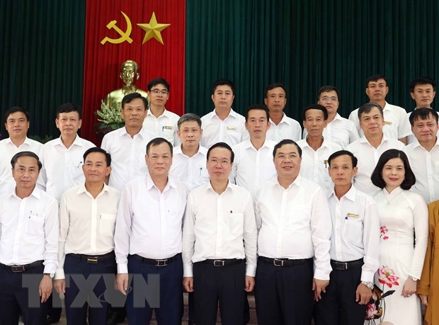 Chủ tịch nước thăm xã nông thôn mới kiểu mẫu Xuân Kiên, Nam Định