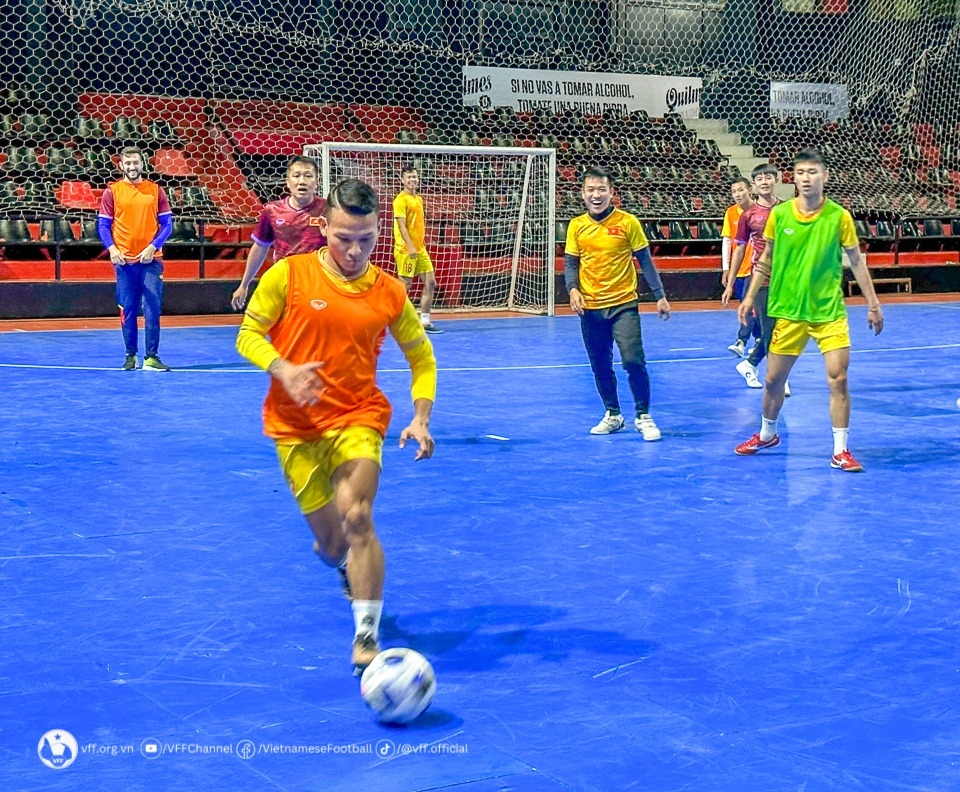 ĐT Futsal Việt Nam đón tin vui trước cuộc tái đấu Argentina