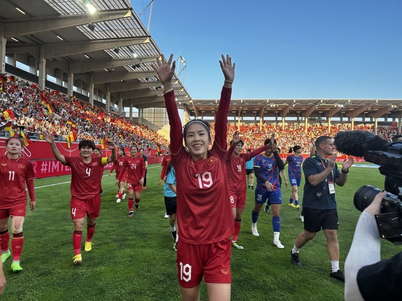 Thanh Nhã trải lòng về bàn thắng lịch sử của ĐT nữ Việt Nam trước ĐT nữ Đức