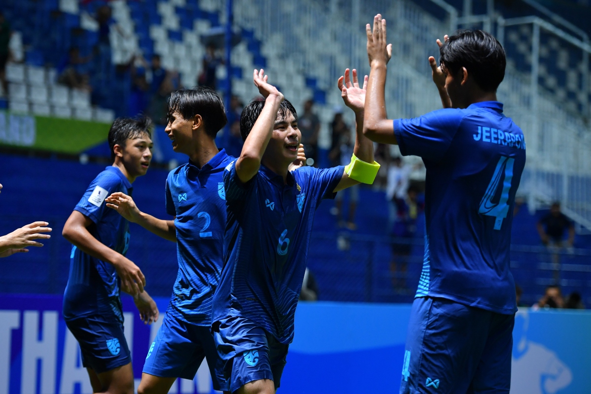 U17 Thái Lan tiến gần tấm vé dự VCK U17 World Cup 2023