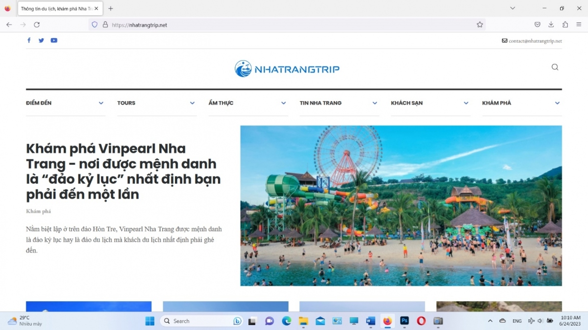 Cục PTTH&TTĐT đề nghị xử lý chặn website vi phạm nhatrangtrip.net