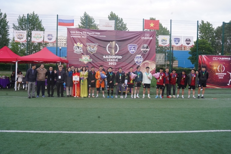 Giải bóng đá cộng đồng người Việt tại Nga cúp Sadovod 2023 khép lại thành công