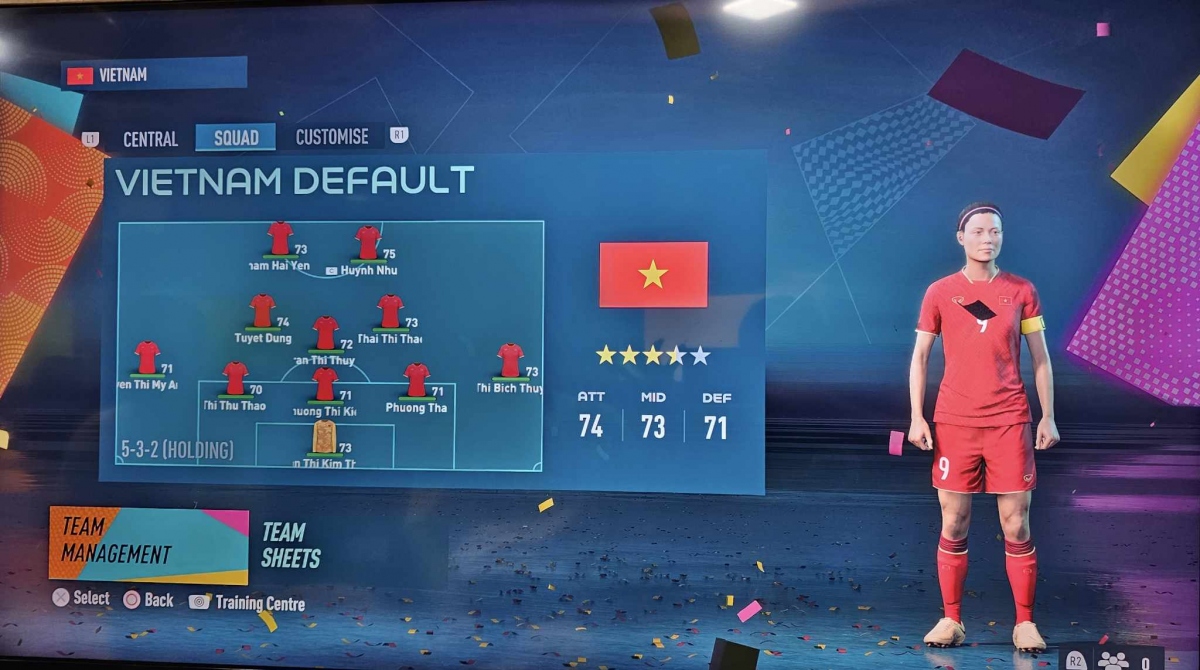 ĐT nữ Việt Nam tạo nên ''cơn sốt'' với game thủ FIFA 23