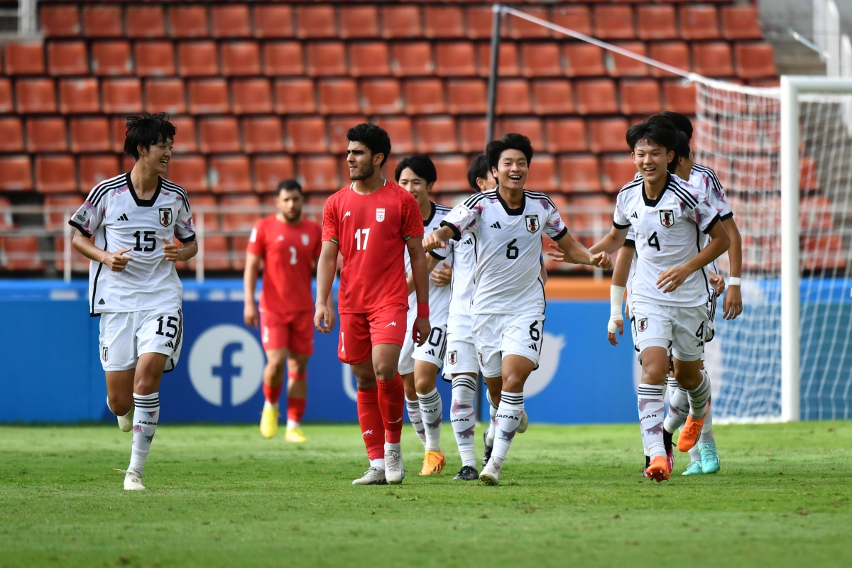 Thắng đậm U17 Iran, U17 Nhật Bản vào chung kết U17 châu Á 2023