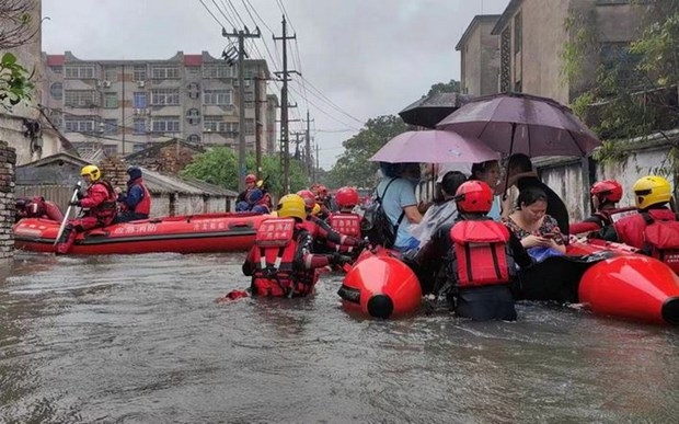 Mưa lũ tại khu vực Đông Nam Trung Quốc, 3 người thiệt mạng